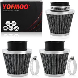 Yingshop 5PC Universal 42mm 1.65inch Air Filter Compatible for 125cc 150cc 200cc 250cc GY6 Motorcycle ATV Scooter Quad Go Kart Moped Pit Dirt Racing Bike 2-strokes Suzuki PZ24 PZ30 41mm 43mm CB650
