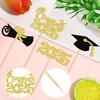 12 PCS Double Sided 2025 Graduation Party Centerpiece Sticks for