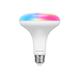 LEDGUHON 1PCS E27 Smart RGB+CW Flood Light 9W 850LM, Adjustable Color Temp WiFi App Control, Compatible with Alexa & Google Home. Outdoor/Indoor Use
