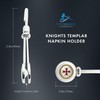 The Masonic Collection - Knight Templar KT Napkin Holder/Hook -