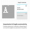 Cricut Vinile Shimmer 30x120cm (Argento)