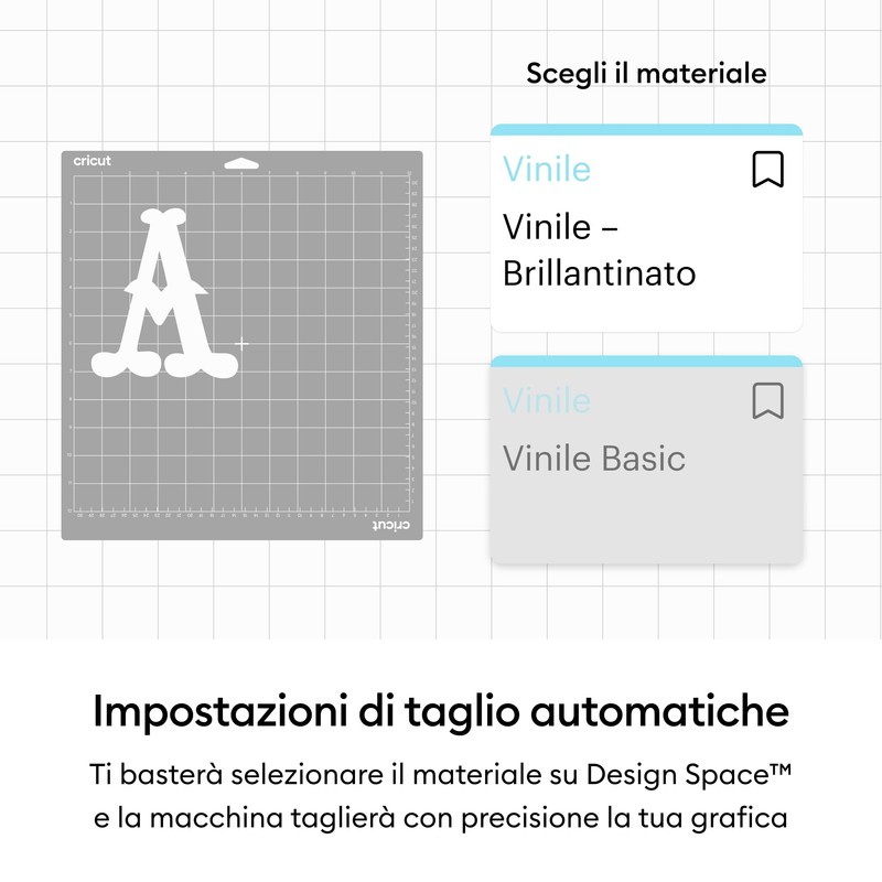 Cricut Vinile Shimmer 30x120cm (Argento)