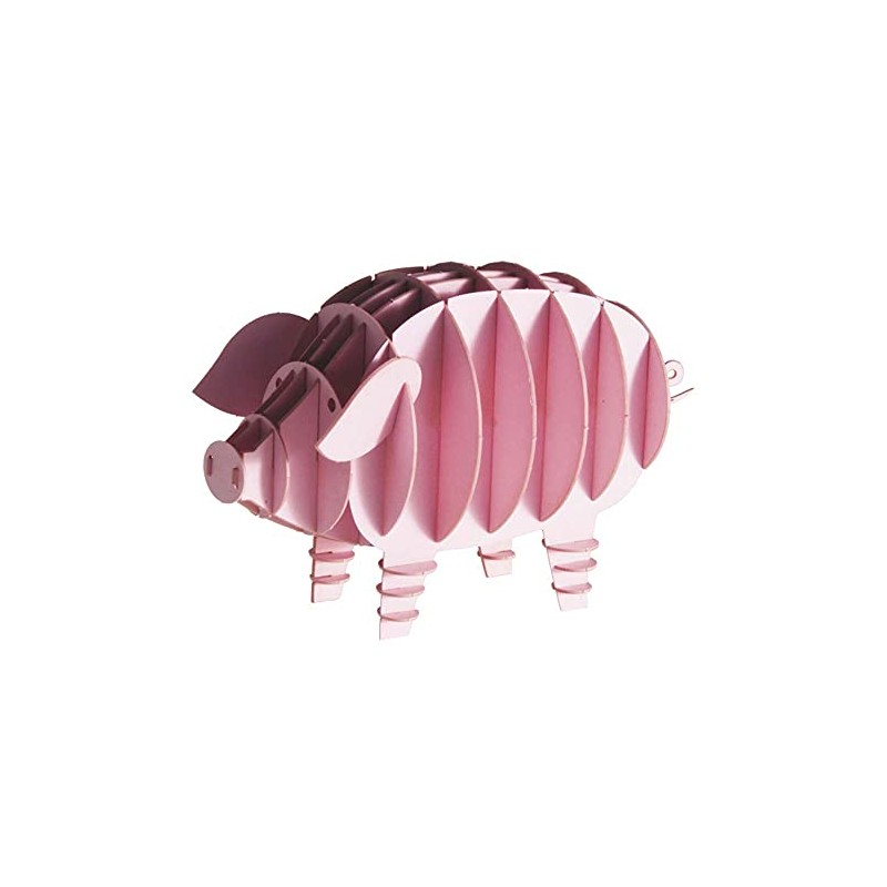 Fridolin 3D Paper Model Pig