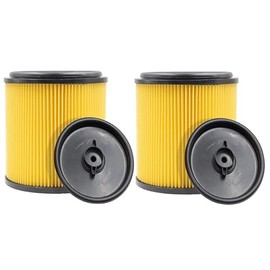 VCFS Cartridge Filter Replacement Compatible with Vacmaster Filter VCFS, Vacmaster 5-20 Gallon Wet/Dry Vacs, VBV1210 filter For Hart Wet/Dry Vacuums 2 Pack