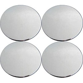 BB Auto Set of 4 New Silver Wheel Hub Center Caps 3.25 Inch Replacement for Toyota Tundra Tacoma Sequoia