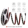 ALITOVE 16.4ft White LED Strip Flexible Ribbon Light Black PCB