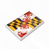 Perdecor Maryland Flag Sticker Emblem Panamanian Decal Car Chrome Flags,