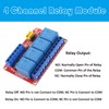 AEDIKO 2pcs DC 5V Relay Module 4 Channel Relay Board