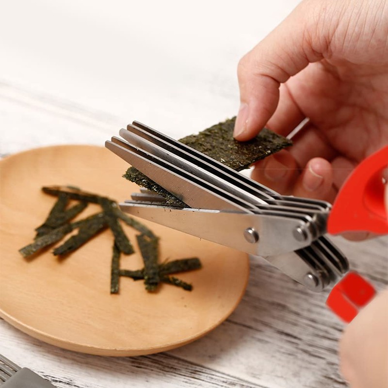 MagiDeal Shredder Scissors Multipurpose Multi-Blade Cutting Shears with Stainless Steel