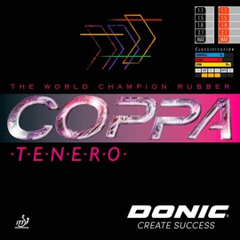 DONIC Coppa Tenero Rubber 1.8 mm Black