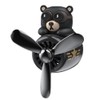 Car Air Freshener Cute Bear Car Diffuser with Rotating Propeller