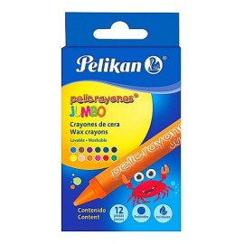 Pelikan Crayones Pelikan C/12 Redonda Jumbo