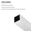 DTGN 25mmx25mmx2mmx300mm (Width x Wall Thickness x Length) Square Pipe