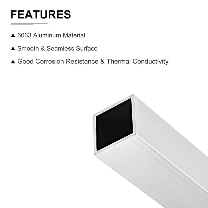DTGN 25mmx25mmx2mmx300mm (Width x Wall Thickness x Length) Square Pipe