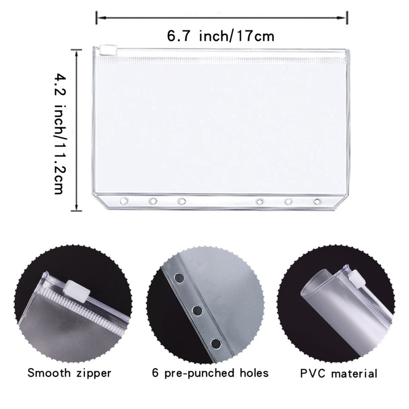 A6 PU Leather Colorful Aurora Magnetic Buckle Budget Organiser Budget