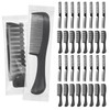 HOIQIRY Black Hair Brush and Comb Sets Bulk - Pack