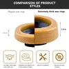 Extra Thick Toilet Wax Ring Kit with Flange and Bolts
