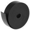 QWORK® Solid Neoprene Rubber Sheet Strip 25mm x 1,5mm x
