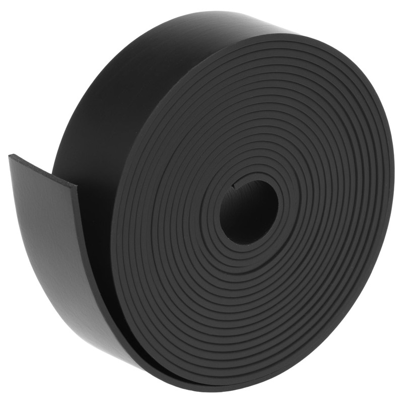 QWORK® Solid Neoprene Rubber Sheet Strip 25mm x 1,5mm x