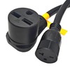 Parkworld 65184 3-Prong Industrial Splitter Cord, NEMA 6-30P to 6-30R