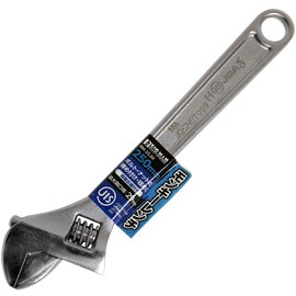 Bigman JIS Standard Monkey Wrench, 9.8 inches (250 mm), BM-25JM, Bolt, Nut, Tightening, Loosen, Opening Scale on Both Sides
