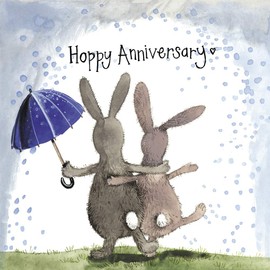 Alex Clark Rain and Shine Anniversary Card