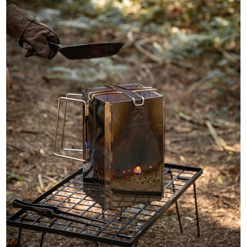 Camping Moon MT-19-W Pot Trivet, Outdoors, Camping, Mini Trivet, Stainless