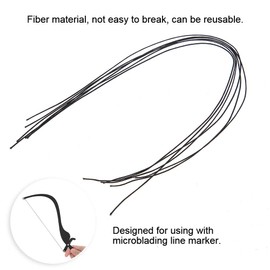 Eyebrow Ruler Sticker,Microblading Line Marker Ruler Line Pre-made Eyebrow Messure Tool Accessory