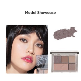 VEECCI Revolution Eyeshadow Palette - Creamy, Blendable Matte & Shimmer Finishes | Versatile Eye Makeup Set for a Nude Look with Contouring, Highlighting, Blush & Setting | Smoky Shades Palette