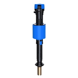Adjustable Bottom Entry Toilet Fill Valve with ½" UK Brass Threads - Cistern Fill Valve with Delayed Fill, Quiet Operation, Telescopic Height 8"-12", Compact Design and Water Saving Filter