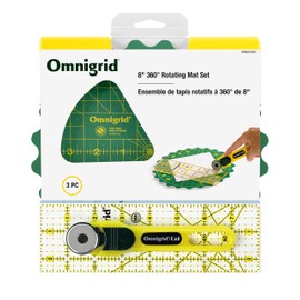 Omnigrid 360 Degree Rotating Mat Set 8in Notion, Green