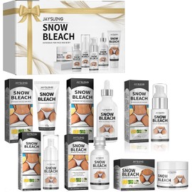 Kit de 6 Cremas corporal para cuerpo,partes privadas, axilas, rodillas, codos, parte interna de los muslos, áreas del bikini,Extractos de ingredientes naturales,Reparación después del sol