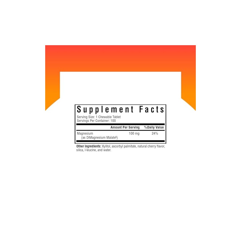 Seeking Health Active Magnesium Chewable 100 Magnesium Chewable Tablets Chewable