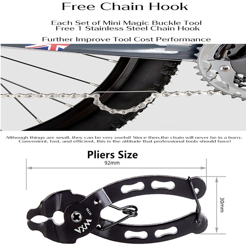 YBEKI Bicycle Chain 6/7/8 Speed Bicycle Chain 1/2 x 3/32