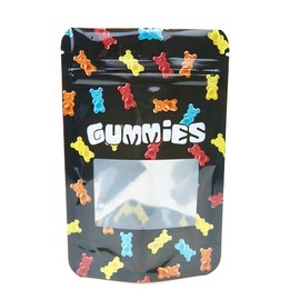 Gummies Mylar Bags 3.5g Smell Proof Ziplock Resealable Heatseal Bags | 50 Packs