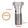 EVIL ENERGY M12x1.5 Metric Stainless Steel Single Banjo Bolt Brake