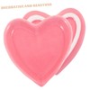 Gadpiparty Simple Yet Stylish Ceramic Jewelry Plate Heart Ring Necklace