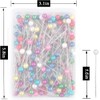 600 PCS Straight Pins 1.6 in Pearlized Ball Head Sewing