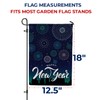 America Forever Happy New Year Garden Flag 12.5 x 18