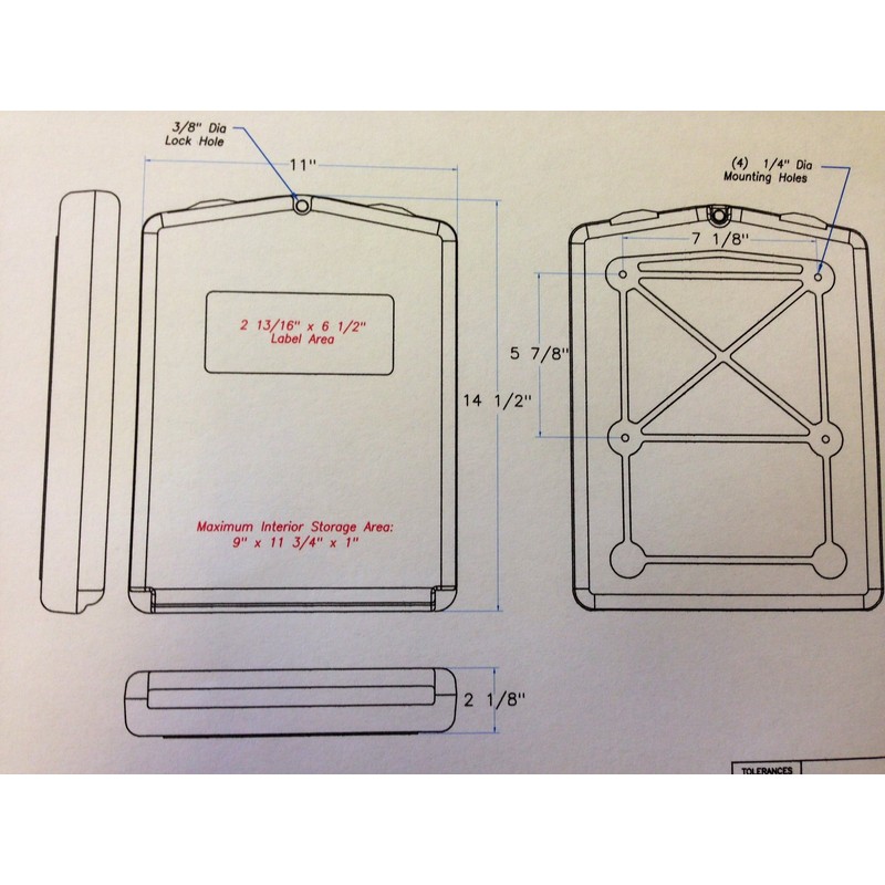 Manual Pak Industrial Weatherproof Document Holder
