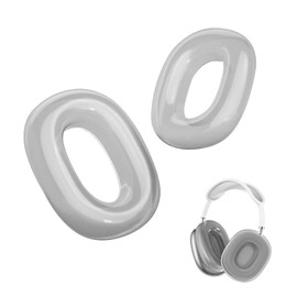 Aircawin for AirPods Max Case Earpads Case Cover,EarCups Cover Protector,Soft TPU Clear Ear pad Cover for Airpods Max Accessories,Anti-Scratch No-Yellow Sweatproof Washable AirPod Max Case Cover-Black