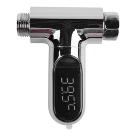 Sarini LED Digital Bath Thermometer 0-100℃ Real Time Water Flow With 360° Rotating Screen Shower Thermometer Bathtub Bathroom Thermometer