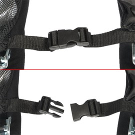 labwork Black 4-Point A114220 Harness 2 Straps