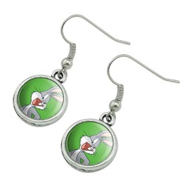 GRAPHICS & MORE Looney Tunes Bugs Bunny Novelty Dangling Drop Charm Earrings