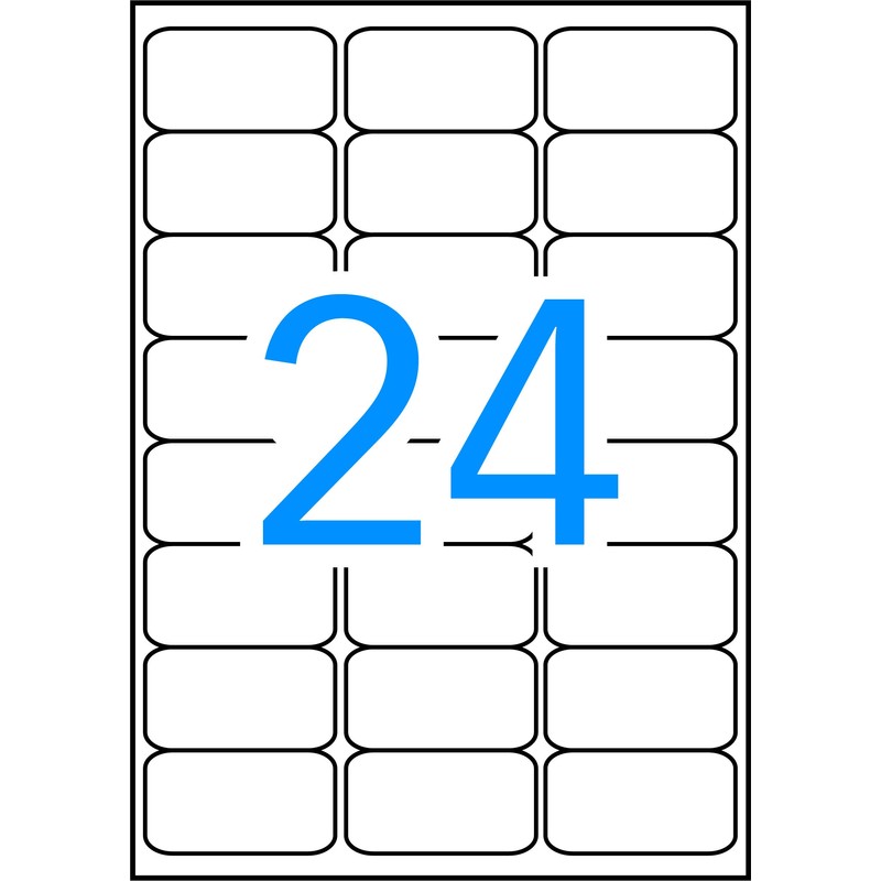 APLI 016683 Pack of 10 Labels 63.5 x 33.9 mm