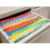 50PCS File Folder Tabs Set, 2" Hanging File Folder Label,