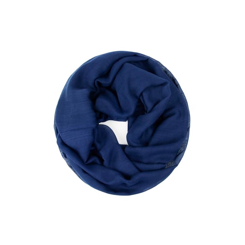 Gloop 01122-01123-P Women's Elegant Plain Loop Scarf, Tube Scarf, Plain