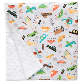 Baby Elephant Ears Large Pram/Crib Blanket Wrap - Vroom Design