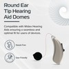 Widex Compatible Round Ear Tip Hearing Aid Domes, Pack of