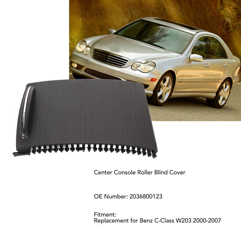 Center Console Roller Blind Cover 2036800123 Cup Holder Sliding Shutters